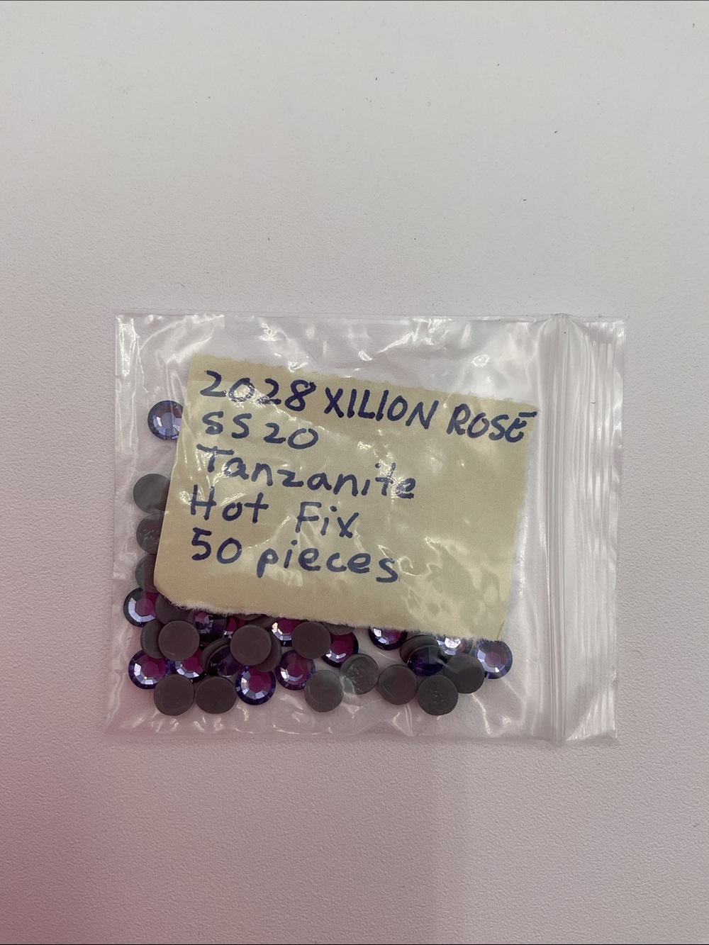 Swarovski • Color: Tanzanite, 2028 XILION Rose Hotfix Rhinestones